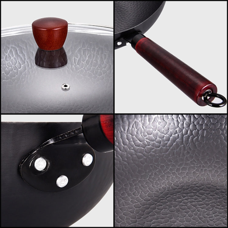 Kitchen Healthy Uncoated Wok Pan, Mouth Diameter: 32cm