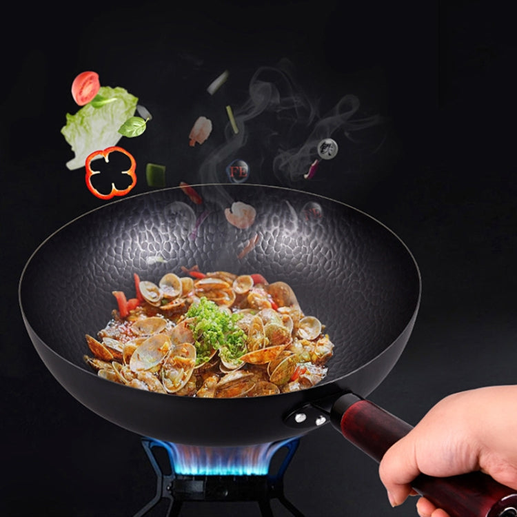 Kitchen Healthy Uncoated Wok Pan, Mouth Diameter: 32cm