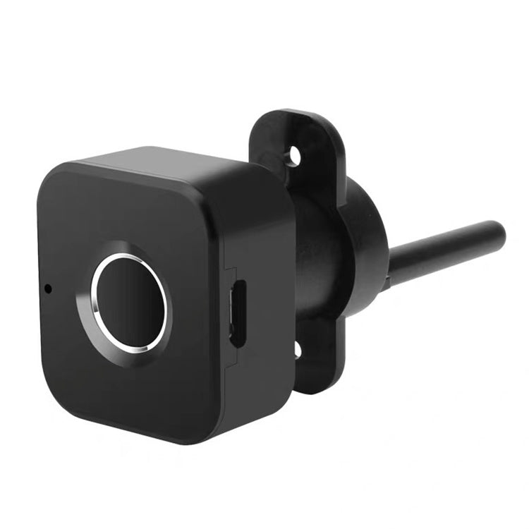 BP01-B Micro USB Charging Triple Drawer Right Hand Unlocking Smart Semiconductor Fingerprint Lock(Black)