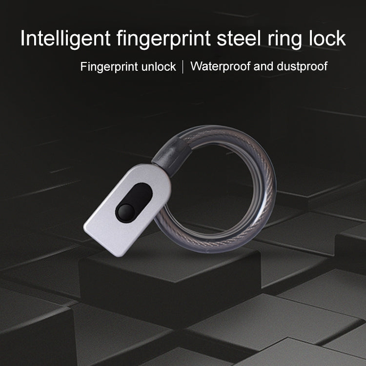 GQ10 IP66 Waterproof Anti-theft Bicycle Lock Smart Bluetooth Steel Ring Lock(Grey)