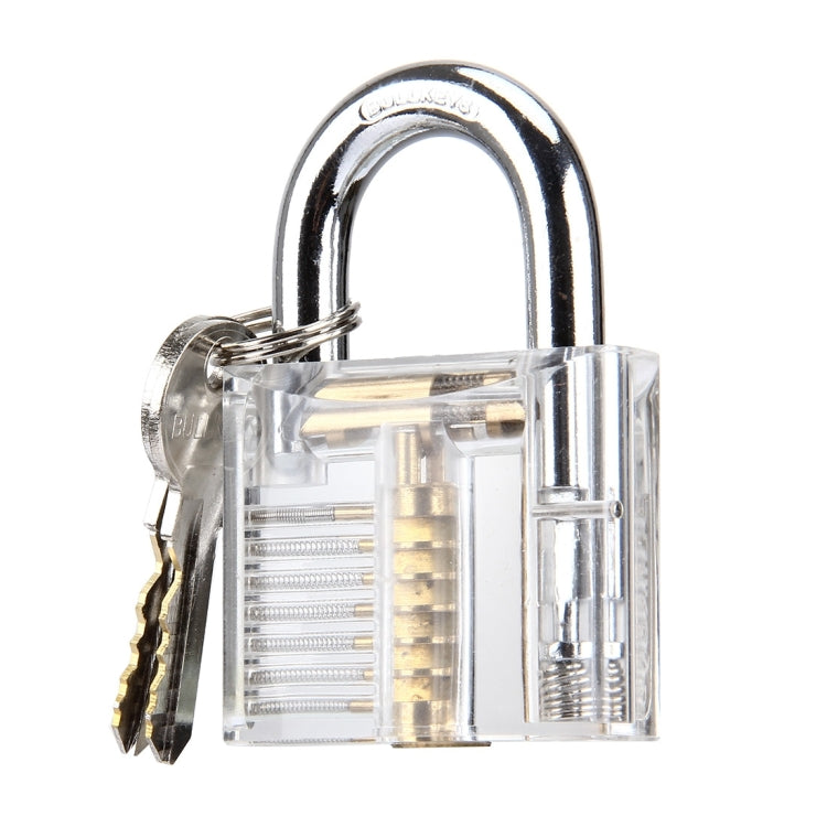 Transparent Style Padlock with Key