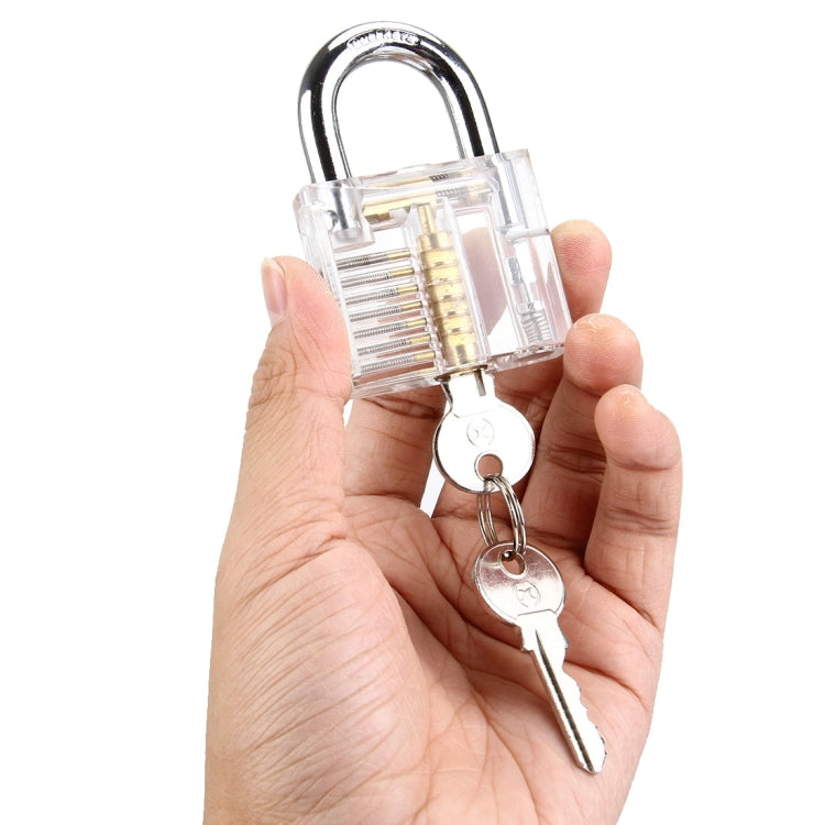 Transparent Style Padlock with Key