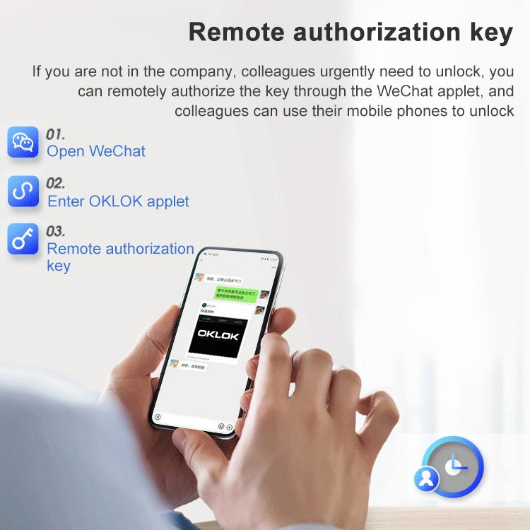 B0X01 Micro USB Charging Bluetooth + Fingerprint Door Wall-mounted Key Storage Box Key Safety Box