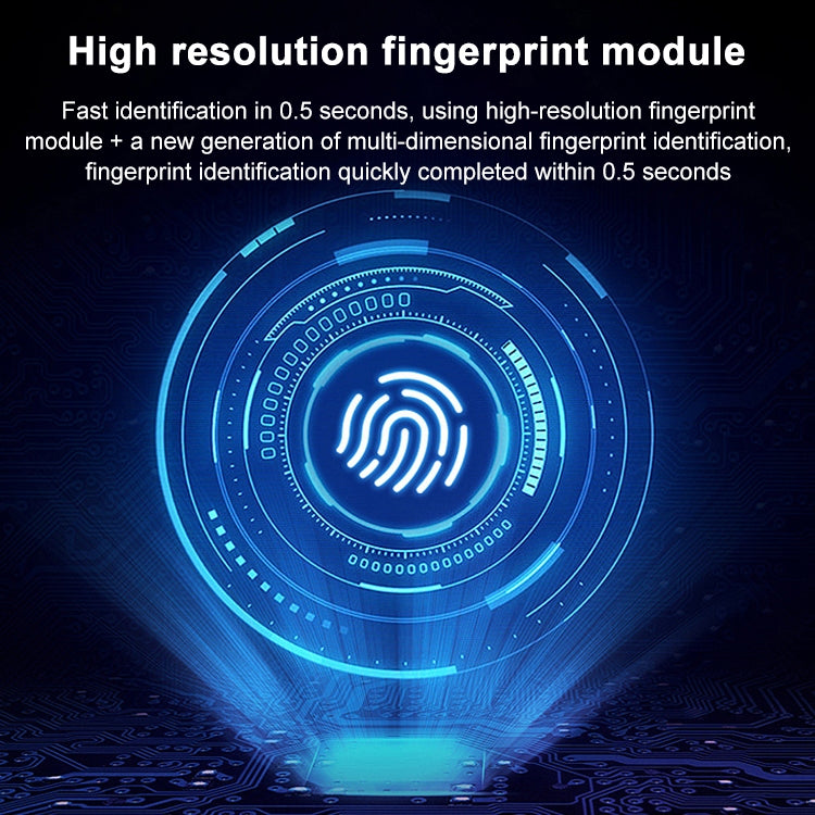 B0X01 Micro USB Charging Bluetooth + Fingerprint Door Wall-mounted Key Storage Box Key Safety Box