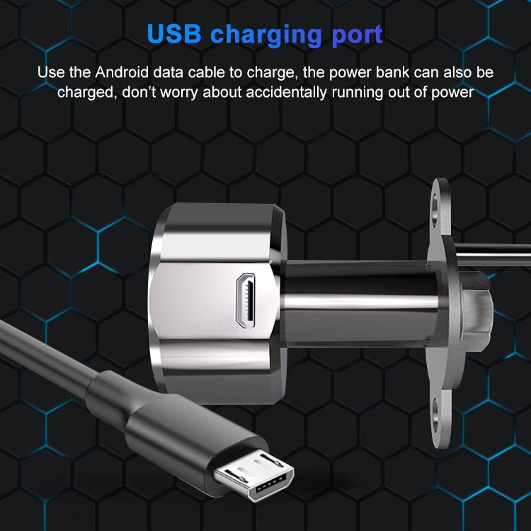 T22FB Micro USB Charging Zinc Alloy Smart Fingerprint + Bluetooth Drawer Bilateral Open Lock File Cabinet Lock