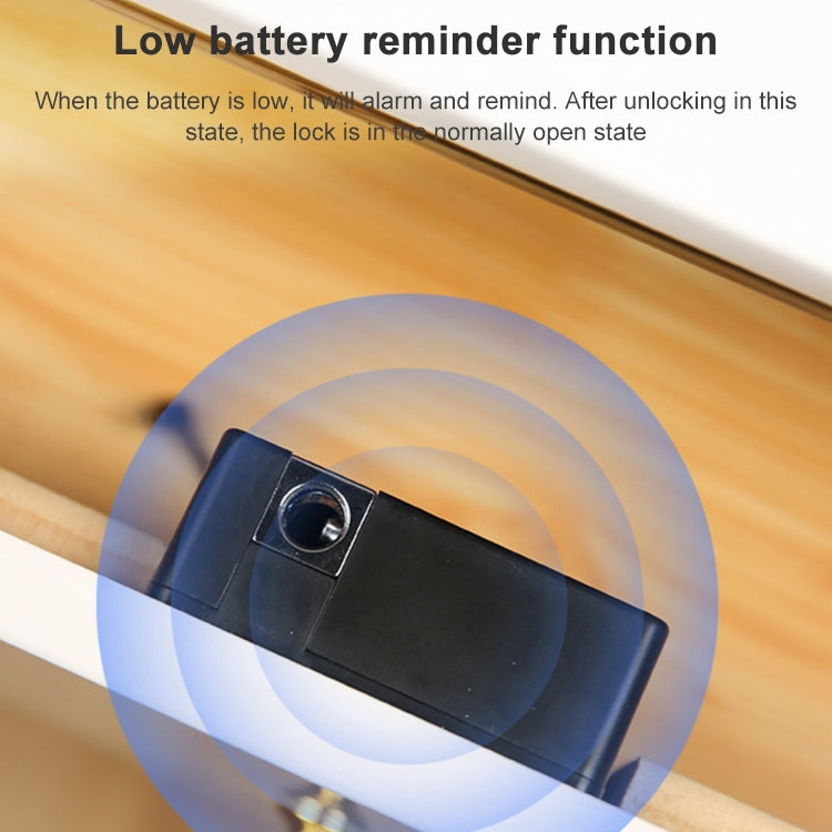 T8 Hole-free IC Sensor Swipe Card Drawer Lock Invisible Universal Cabinet Lock