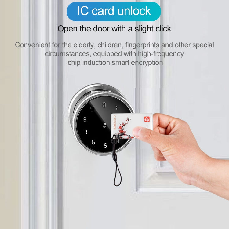 Door Lock Bluetooth Password Lock Intelligent Fingerprint Padlock Electronic Lock, Fingerprint Edition