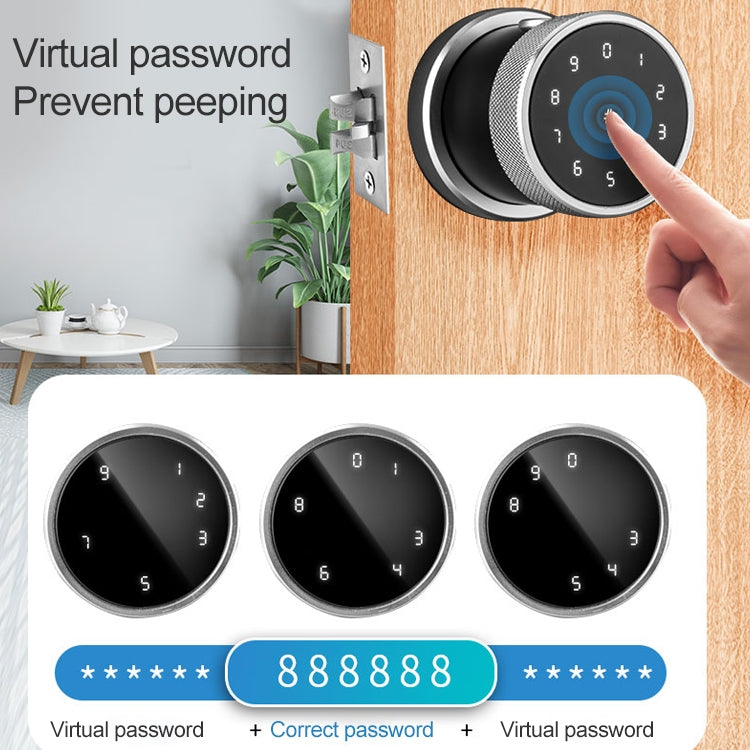 Door Lock Bluetooth Password Lock Intelligent Fingerprint Padlock Electronic Lock, Fingerprint Edition