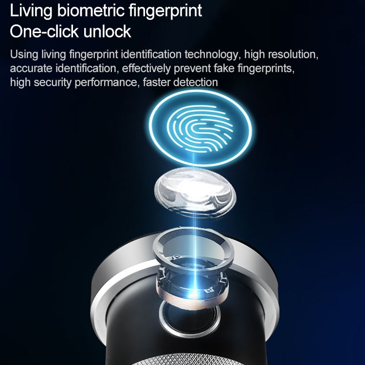 Door Lock Bluetooth Password Lock Intelligent Fingerprint Padlock Electronic Lock, Fingerprint Edition