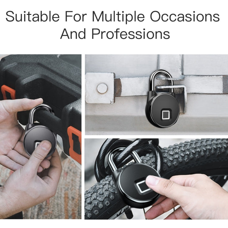 P22 Intelligent Waterproof Anti-theft Fingerprint Security Door Padlock
