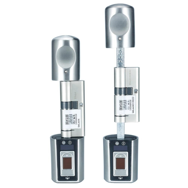 [EU Warehouse] Intelligent Bluetooth Electronic Door Lock, Support IP44 Waterproof & Remote Control for Doors with Thickness of 55-105mm(Silver)