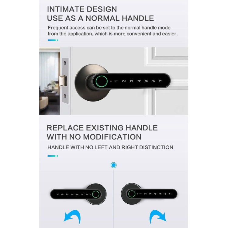 [EU Warehouse] Smart Bluetooth Fingerprint Key Lock with Biometric