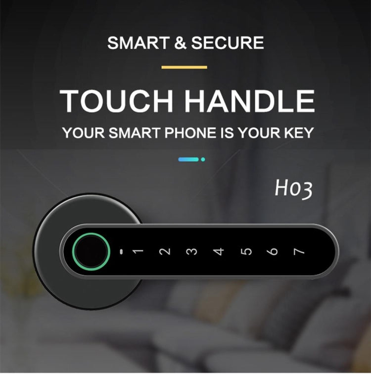 [EU Warehouse] Smart Bluetooth Fingerprint Key Lock with Biometric