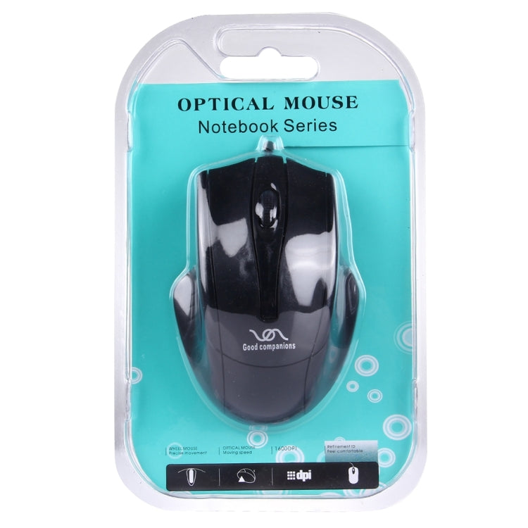 FC-3010 USB Interface 3 Buttons 3200 DPI Wired Optical Mouse for Computer PC Laptop