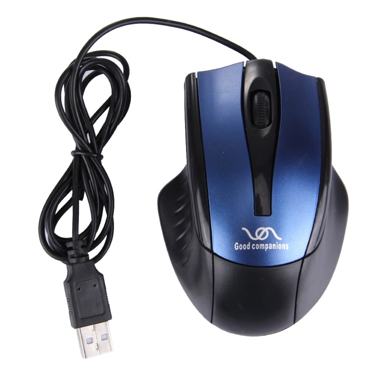 FC-3010 USB Interface 3 Buttons 3200 DPI Wired Optical Mouse for Computer PC Laptop