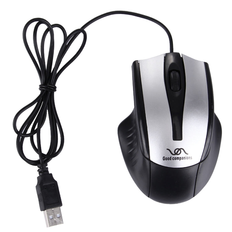 FC-3010 USB Interface 3 Buttons 3200 DPI Wired Optical Mouse for Computer PC Laptop