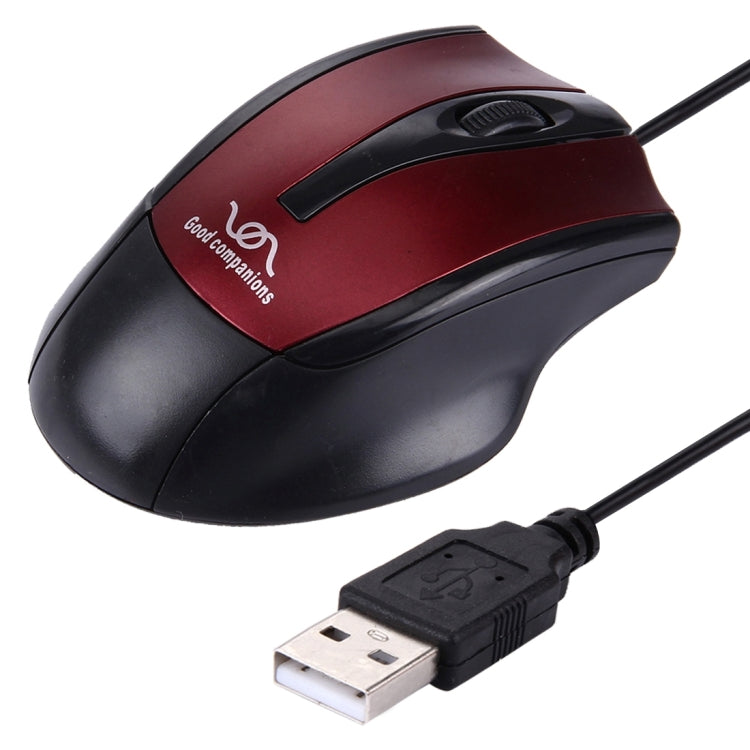 FC-3010 USB Interface 3 Buttons 3200 DPI Wired Optical Mouse for Computer PC Laptop