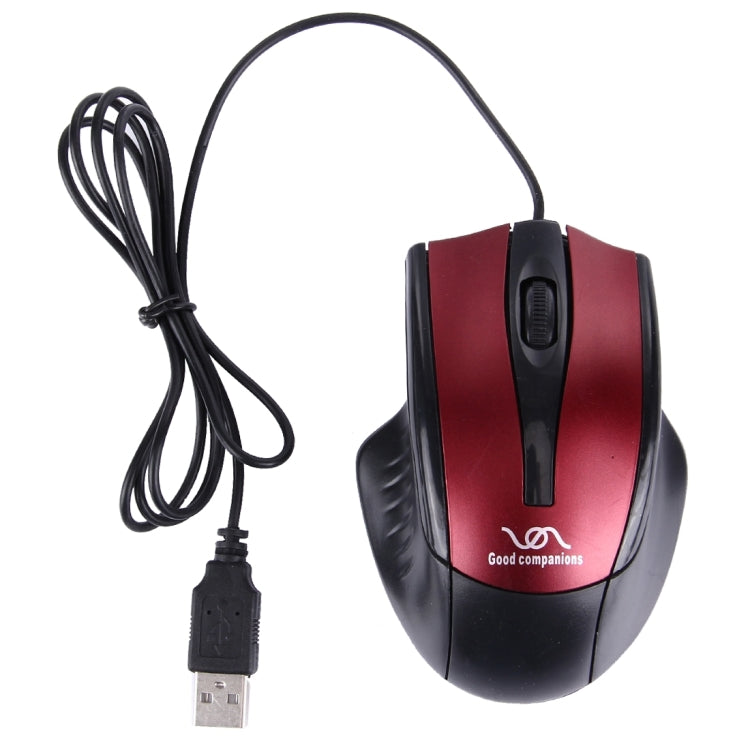 FC-3010 USB Interface 3 Buttons 3200 DPI Wired Optical Mouse for Computer PC Laptop