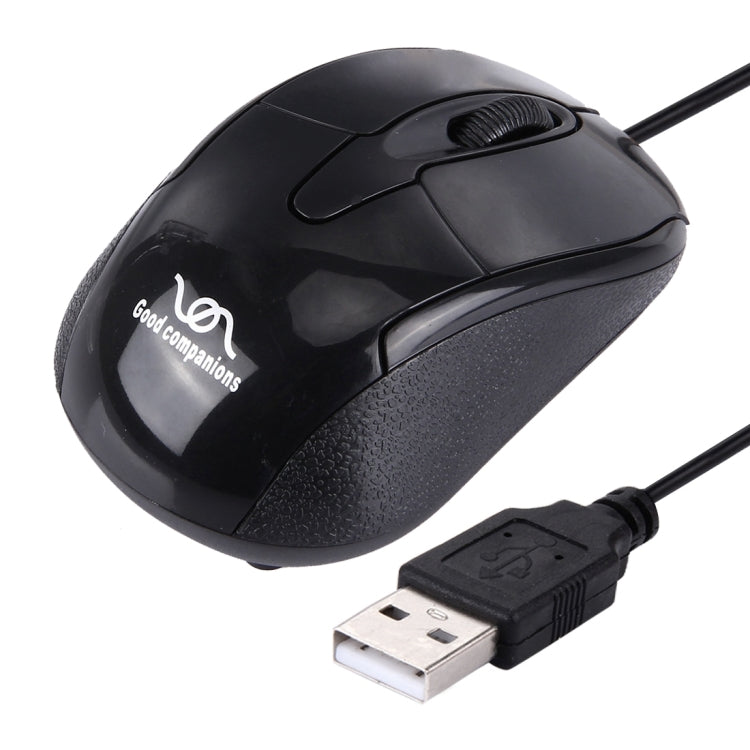 FC-3004 USB Interface 3 Buttons 3200 DPI Wired Optical Mouse for Computer PC Laptop