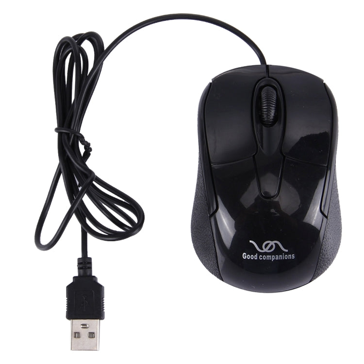 FC-3004 USB Interface 3 Buttons 3200 DPI Wired Optical Mouse for Computer PC Laptop