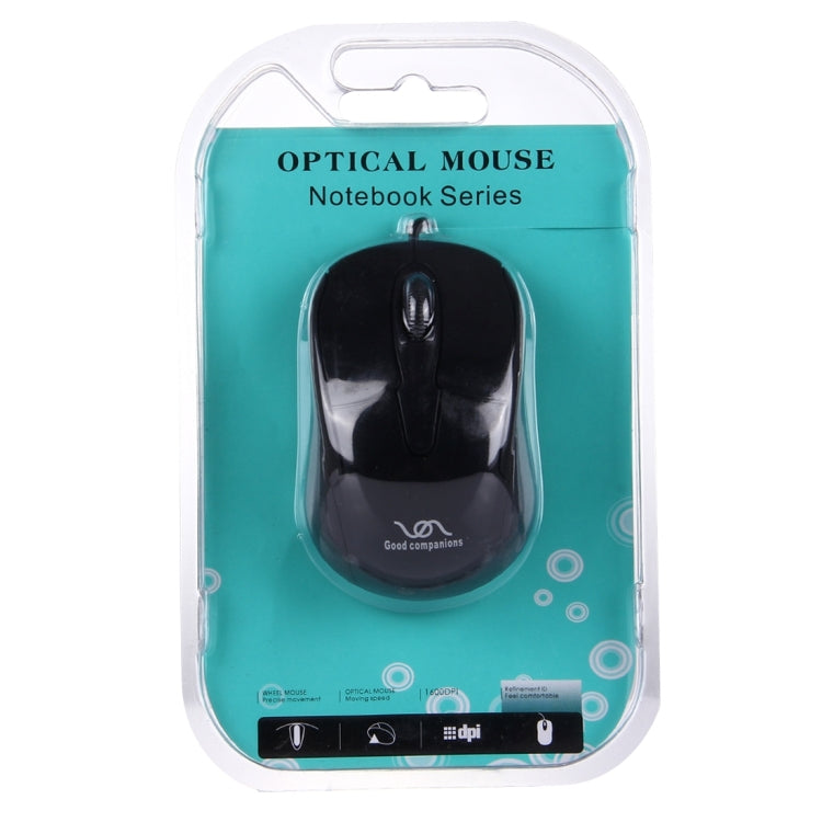 FC-3004 USB Interface 3 Buttons 3200 DPI Wired Optical Mouse for Computer PC Laptop