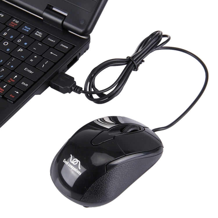 FC-3004 USB Interface 3 Buttons 3200 DPI Wired Optical Mouse for Computer PC Laptop