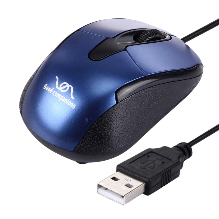 FC-3004 USB Interface 3 Buttons 3200 DPI Wired Optical Mouse for Computer PC Laptop