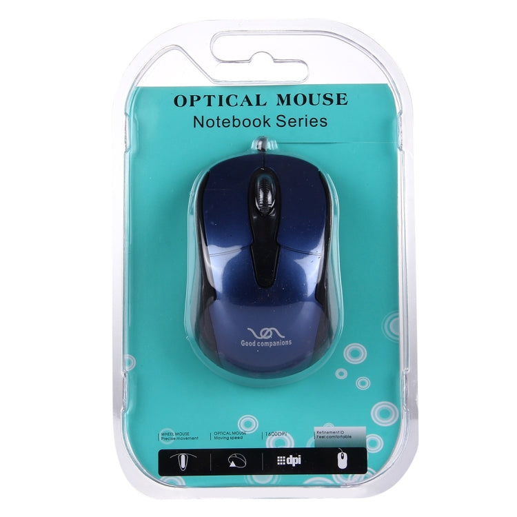 FC-3004 USB Interface 3 Buttons 3200 DPI Wired Optical Mouse for Computer PC Laptop