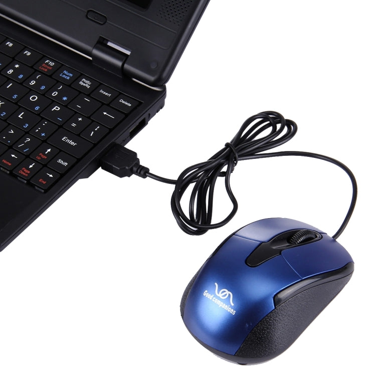 FC-3004 USB Interface 3 Buttons 3200 DPI Wired Optical Mouse for Computer PC Laptop