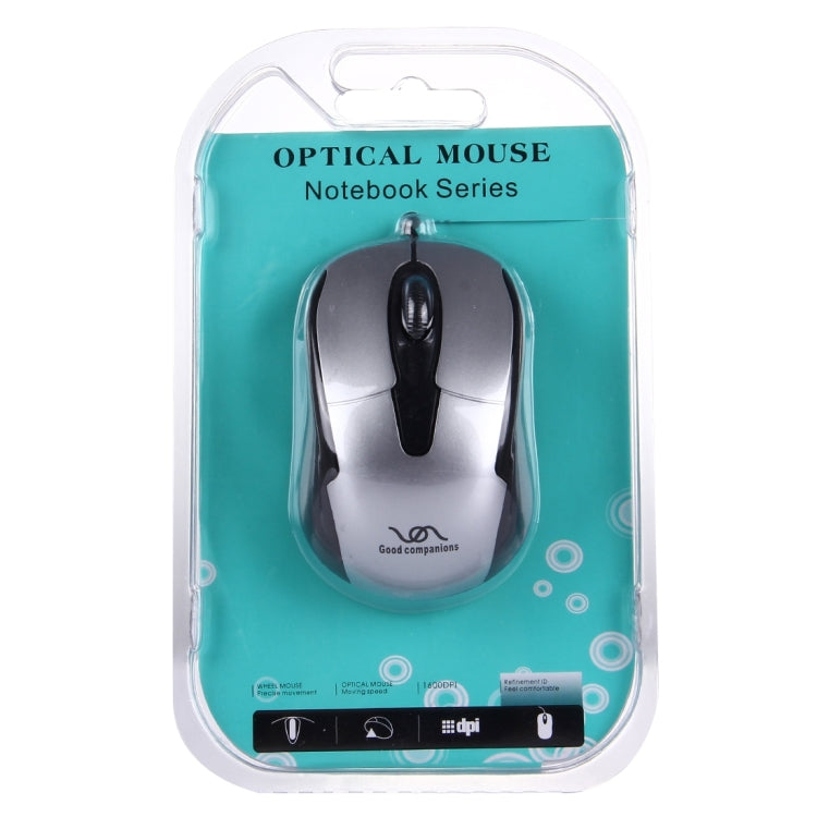 FC-3004 USB Interface 3 Buttons 3200 DPI Wired Optical Mouse for Computer PC Laptop