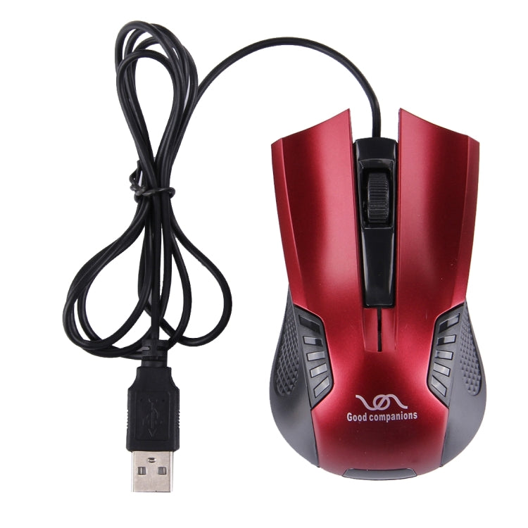 FC-3016 USB Interface 3 Buttons 3200 DPI Wired Optical Mouse for Computer PC Laptop