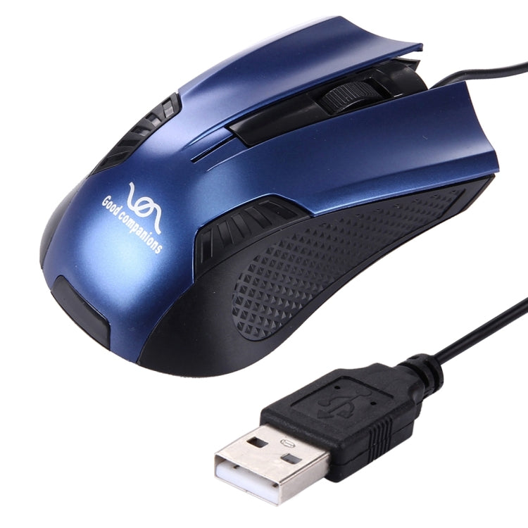 FC-3016 USB Interface 3 Buttons 3200 DPI Wired Optical Mouse for Computer PC Laptop