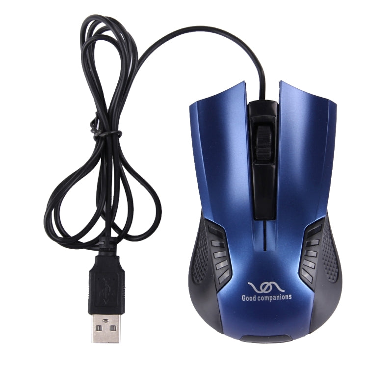 FC-3016 USB Interface 3 Buttons 3200 DPI Wired Optical Mouse for Computer PC Laptop