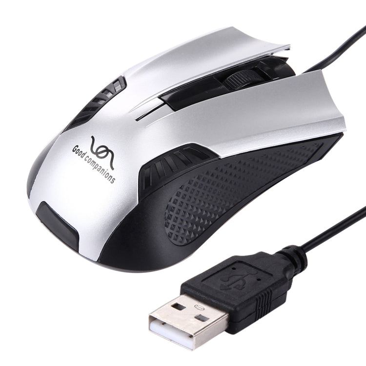 FC-3016 USB Interface 3 Buttons 3200 DPI Wired Optical Mouse for Computer PC Laptop