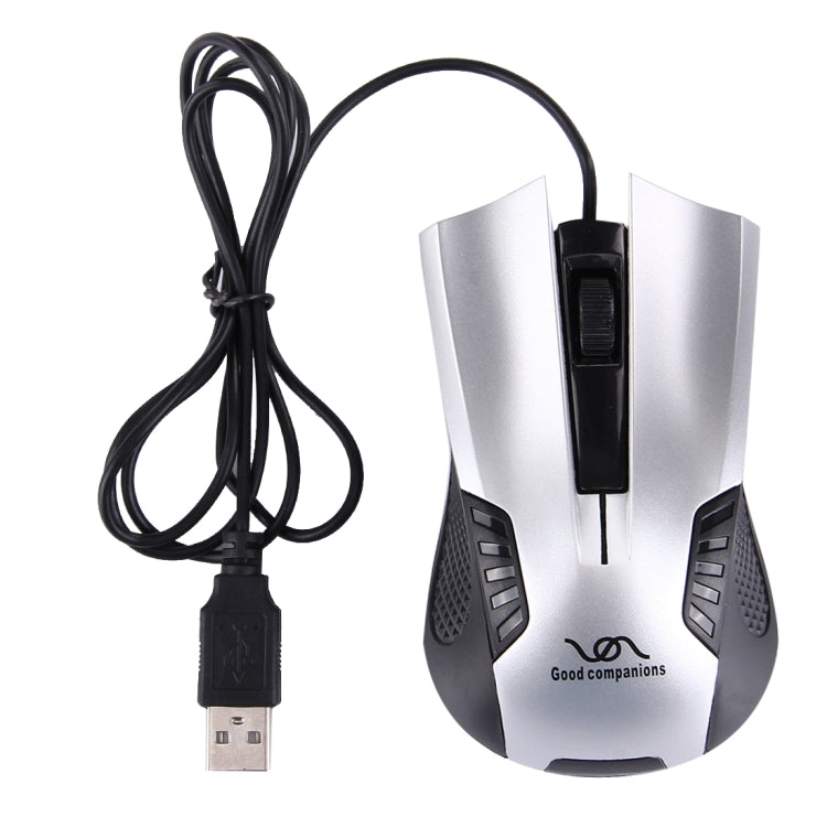 FC-3016 USB Interface 3 Buttons 3200 DPI Wired Optical Mouse for Computer PC Laptop