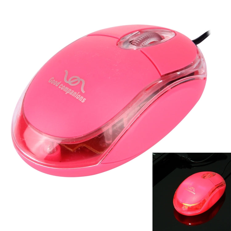 FC-143 LED USB 3 Buttons 1000 DPI Wired Optical Mouse for Computer PC Laptop