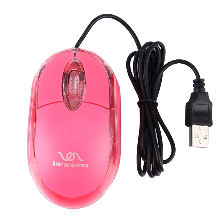 FC-143 LED USB 3 Buttons 1000 DPI Wired Optical Mouse for Computer PC Laptop