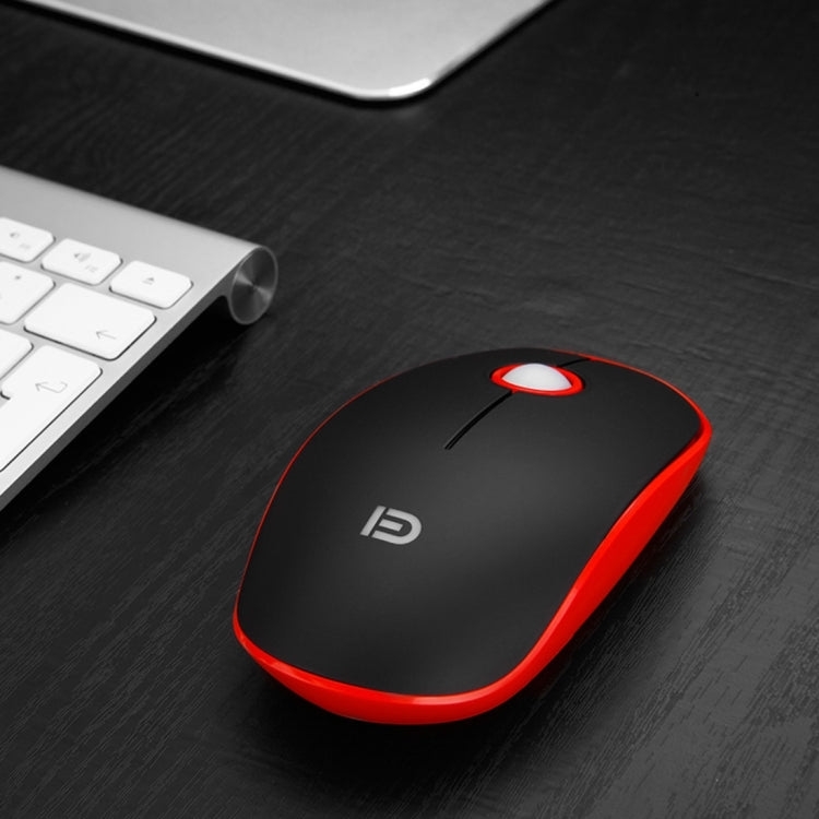 WG-008 Rechargeable Ultra Thin 1500DPI 3 Buttons 2.4GHz Wireless Quiet Computer Optical Mouse