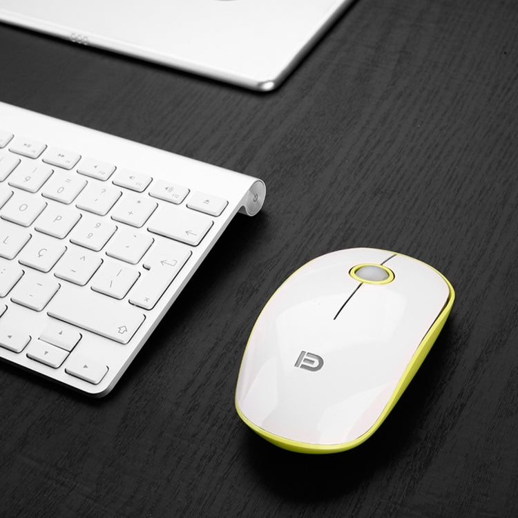 WG-008 Rechargeable Ultra Thin 1500DPI 3 Buttons 2.4GHz Wireless Quiet Computer Optical Mouse