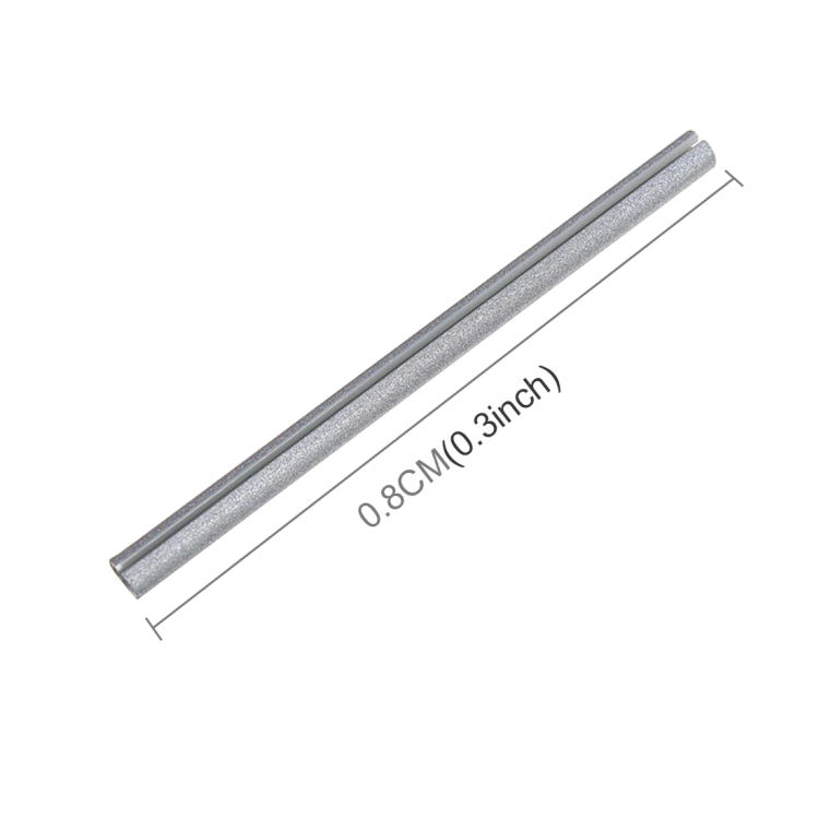 12 PCS ABS + Retro-reflective Sheeting Bike Bicycle Wheel Spoke Reflector Reflective Mount Clip Tube, Length:80mm