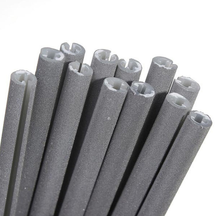 12 PCS ABS + Retro-reflective Sheeting Bike Bicycle Wheel Spoke Reflector Reflective Mount Clip Tube, Length:80mm