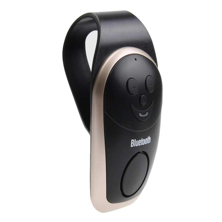 Car Sun Visors Smile Style Wireless Bluetooth Multipoint Speakerphone with Clip, Support Hands-free Answer Phone