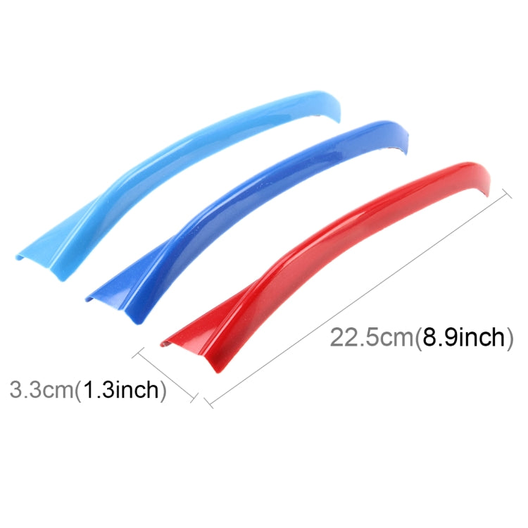 3 PCS Car Front Grille Plastic Decoration Strip Front Grill Grille Inserts Cover Strip Car Styling Accessories for Envision