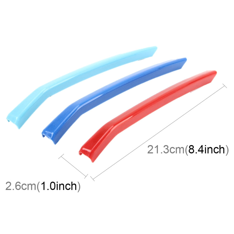 3 PCS Car Front Grille Plastic Decoration Strip Front Grill Grille Inserts Cover Strip Car Styling Accessories For Buick Old Excelle 2008-2012