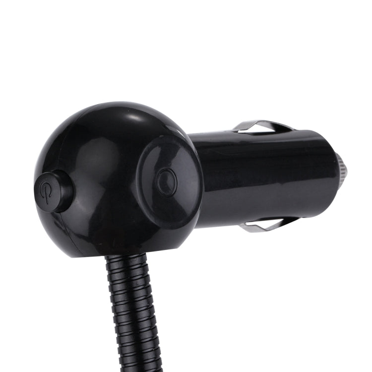 E500 Dual USB Charger Car Bluetooth FM Transmitter Kit, Support LCD Display / TF Card Music Play / Hands-free