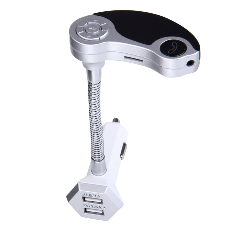GT86 Dual USB Charger Car Bluetooth FM Transmitter Kit, Support LCD Display / TF Card Music Play / Hands-free