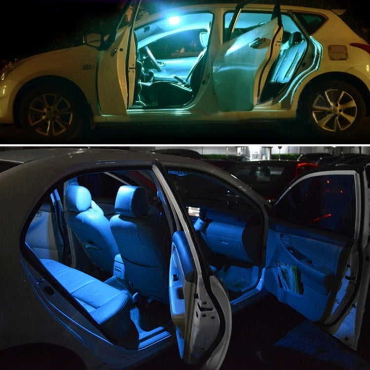 2 PCS Colorful 41MM T10 + Bicuspid Port Remote Control Car Dome Lamp LED Reading Light with 24 LED Lights