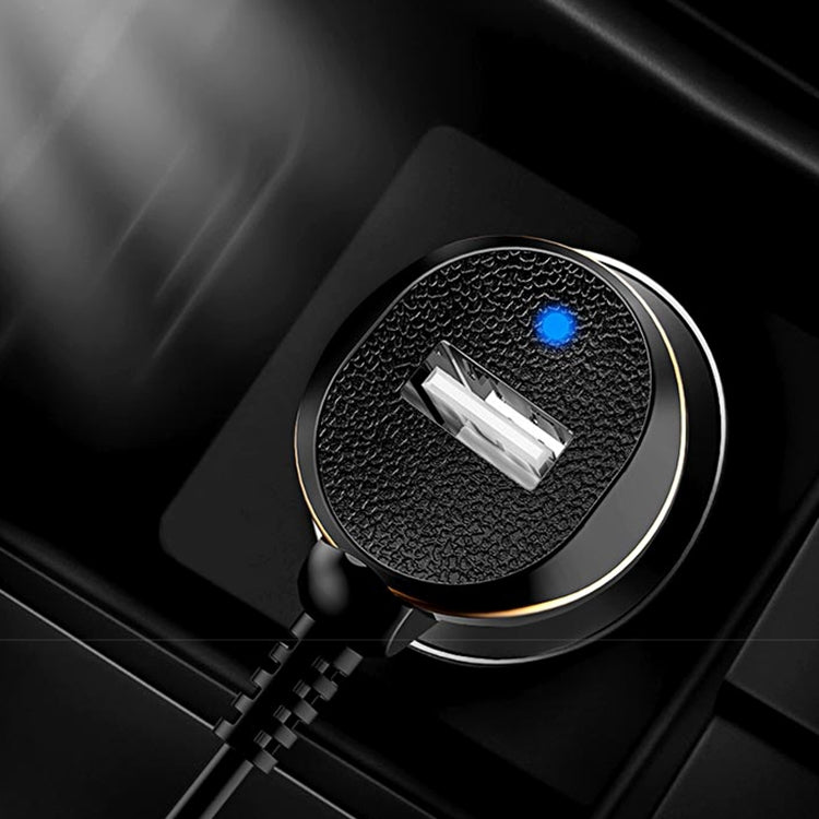 TOTUDESIGN DCCL-04 3.1A Single Ports Android Wired Smart Car Charger, Longest: about 1m, Shortest: about 30cm, For Galaxy, Sony, Lenovo, HTC, Huawei, and other Smartphones