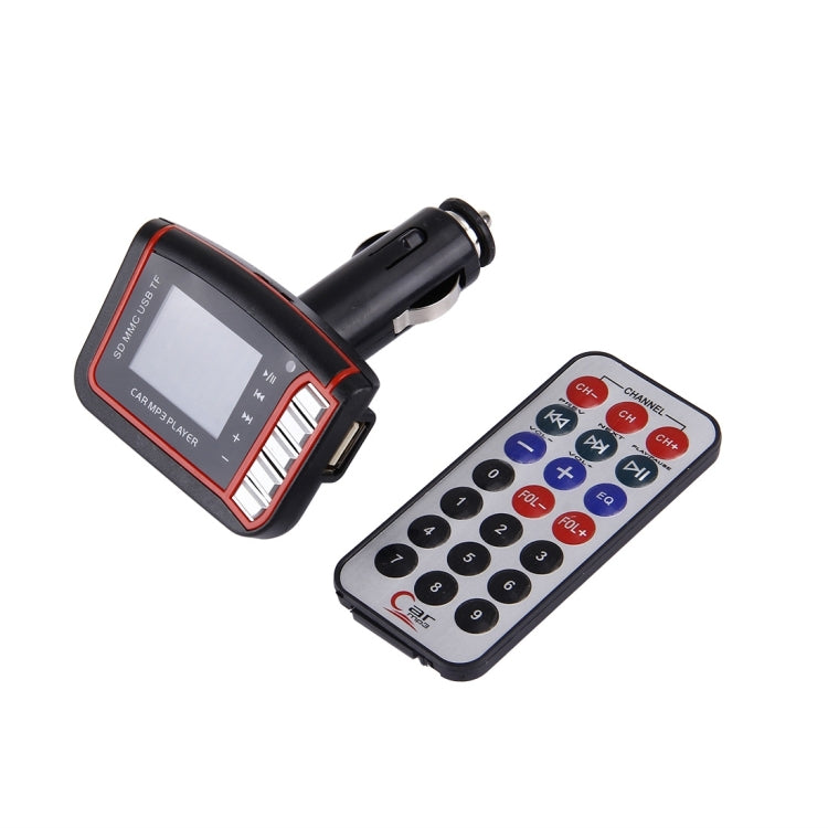 Car MP3 Music Player with FM Transmitter with Remote Control, Support TF / SD Card / USB Flash Disk