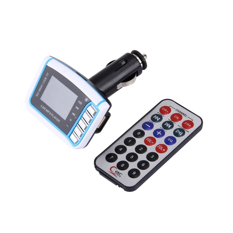 Car MP3 Music Player with FM Transmitter with Remote Control, Support TF / SD Card / USB Flash Disk